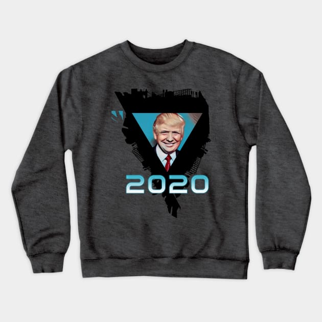 Trump 2020 artistic shirts and designs. Crewneck Sweatshirt by SmartArt